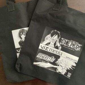 Viz Media Manga Anime Tote Bag (One Piece, Ultimo, Vampire Knight, Kekkaishi)
